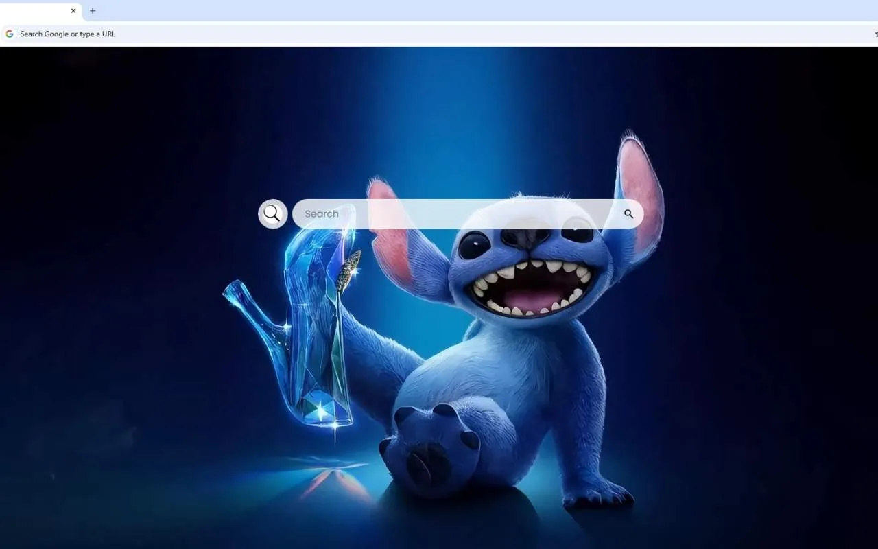 Stitch Blue Live Wallpaper