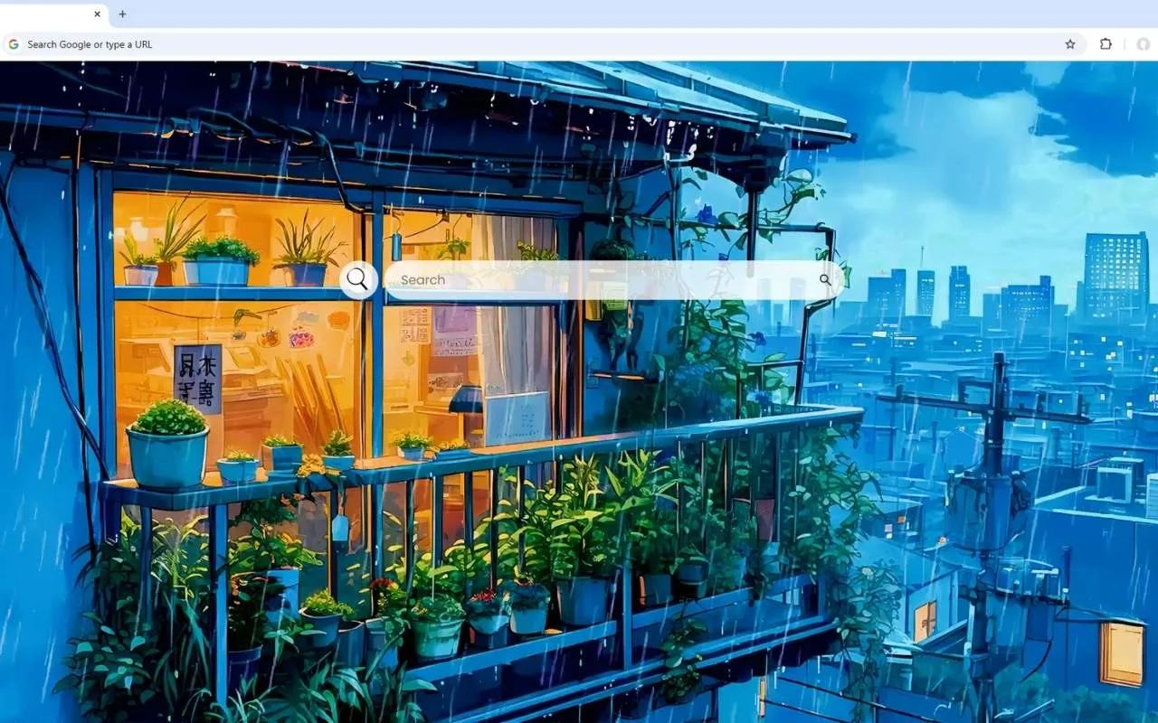 Raining in Japan Live Wallpaper