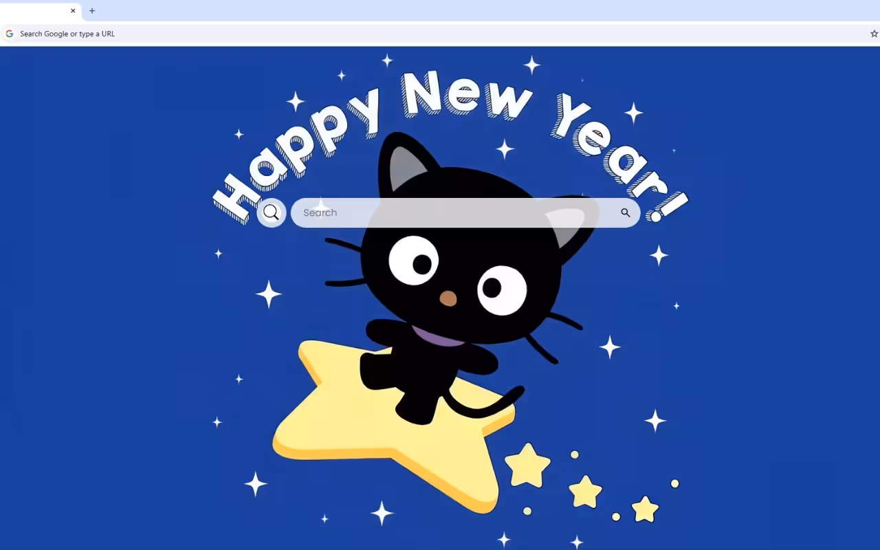Chococat Happy New Year Live Wallpaper