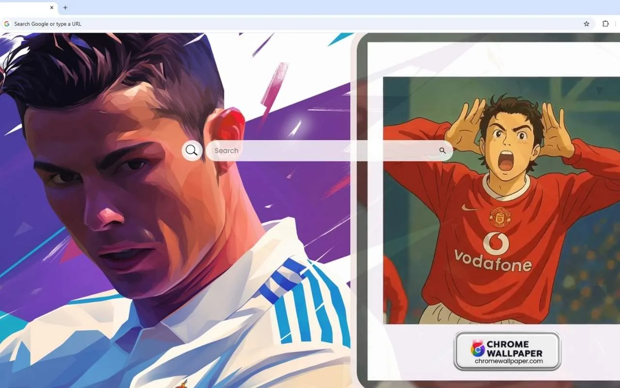 Cristiano Ronaldo Ghibli Style Live Wallpaper