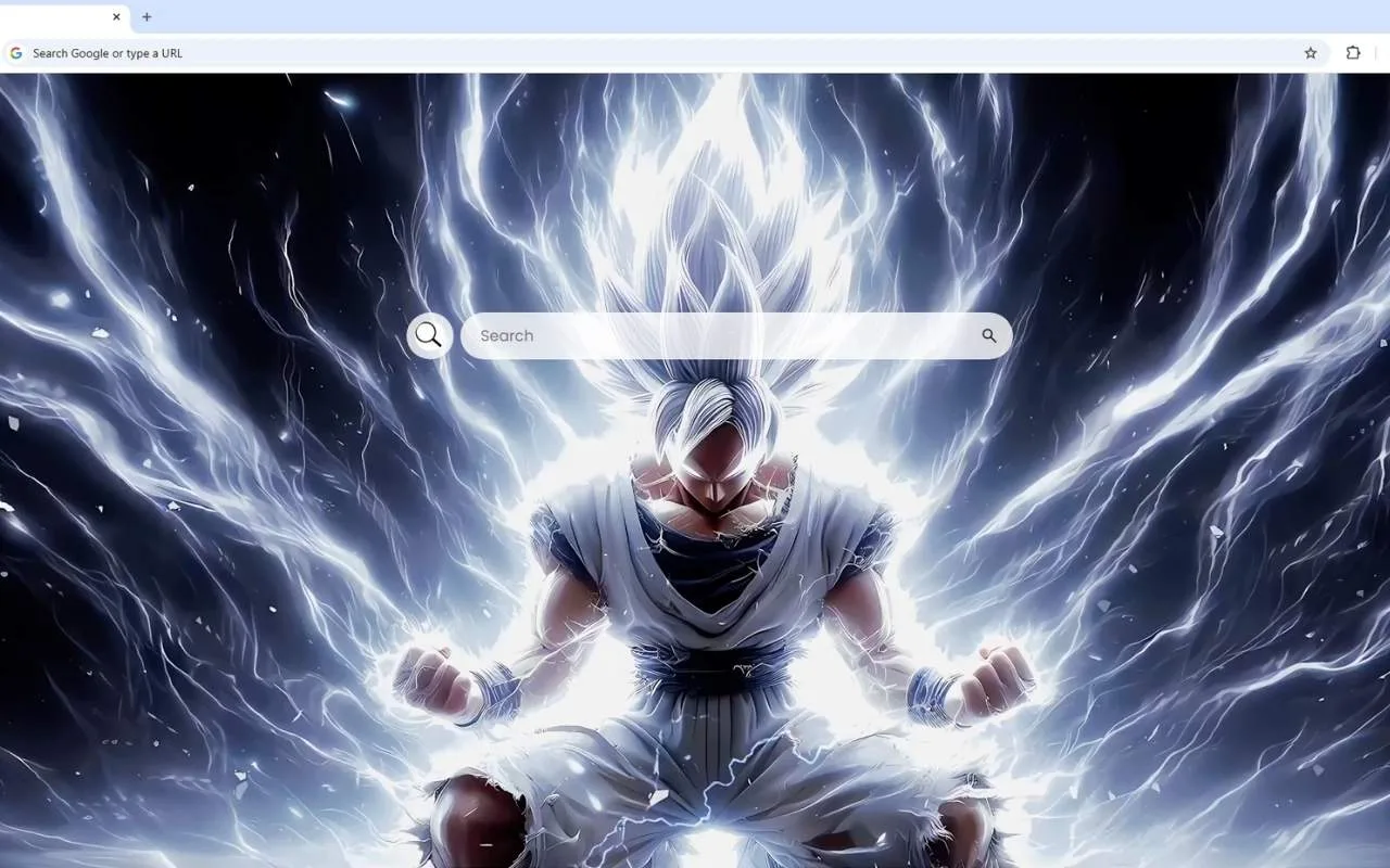 Goku White Rage Live Wallpaper